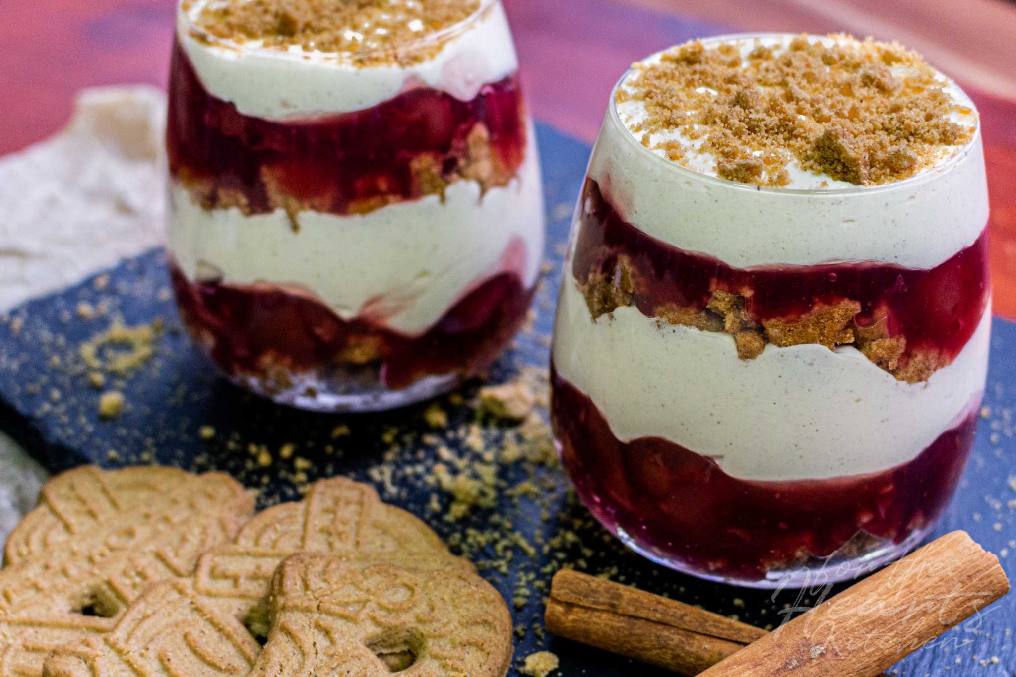 Weihnachtliches SpekulatiusKirschTiramisu ala Purelimon [Werbung