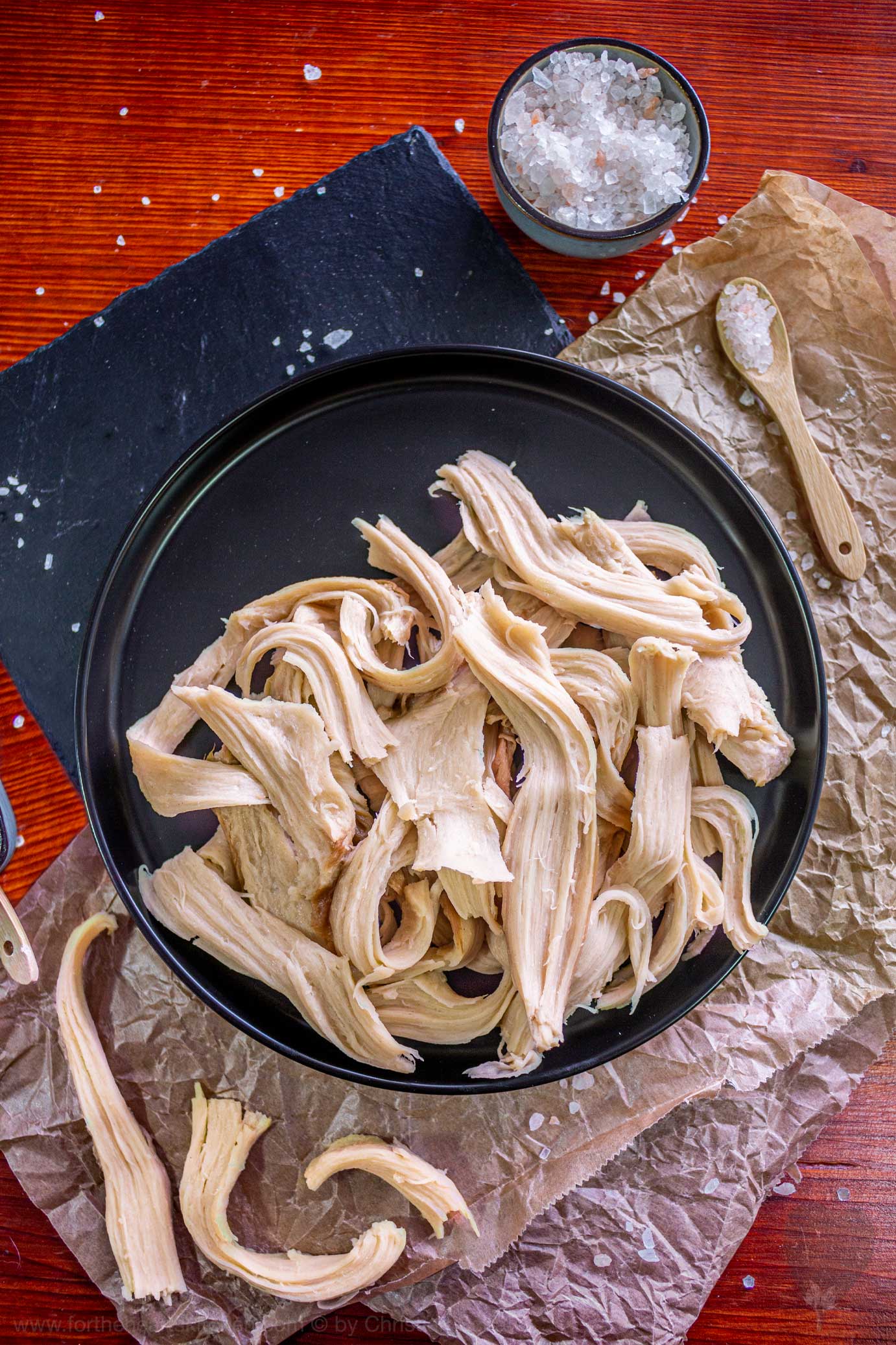 vegane Hühnchenstreifen aus Seitan