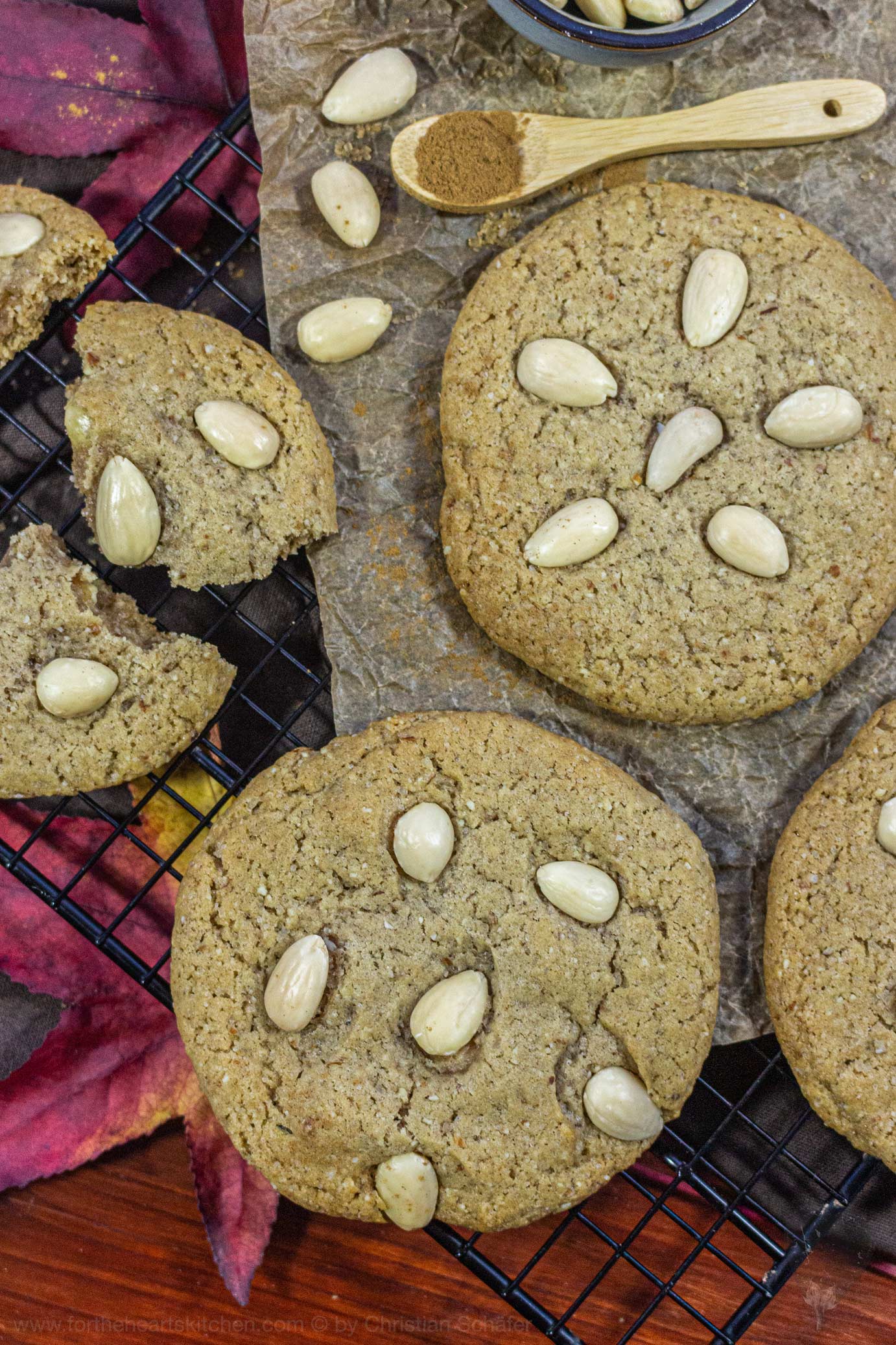 Mandel Spekulatius Soft Cookies - for the Hearts Kitchen | die Küche ...