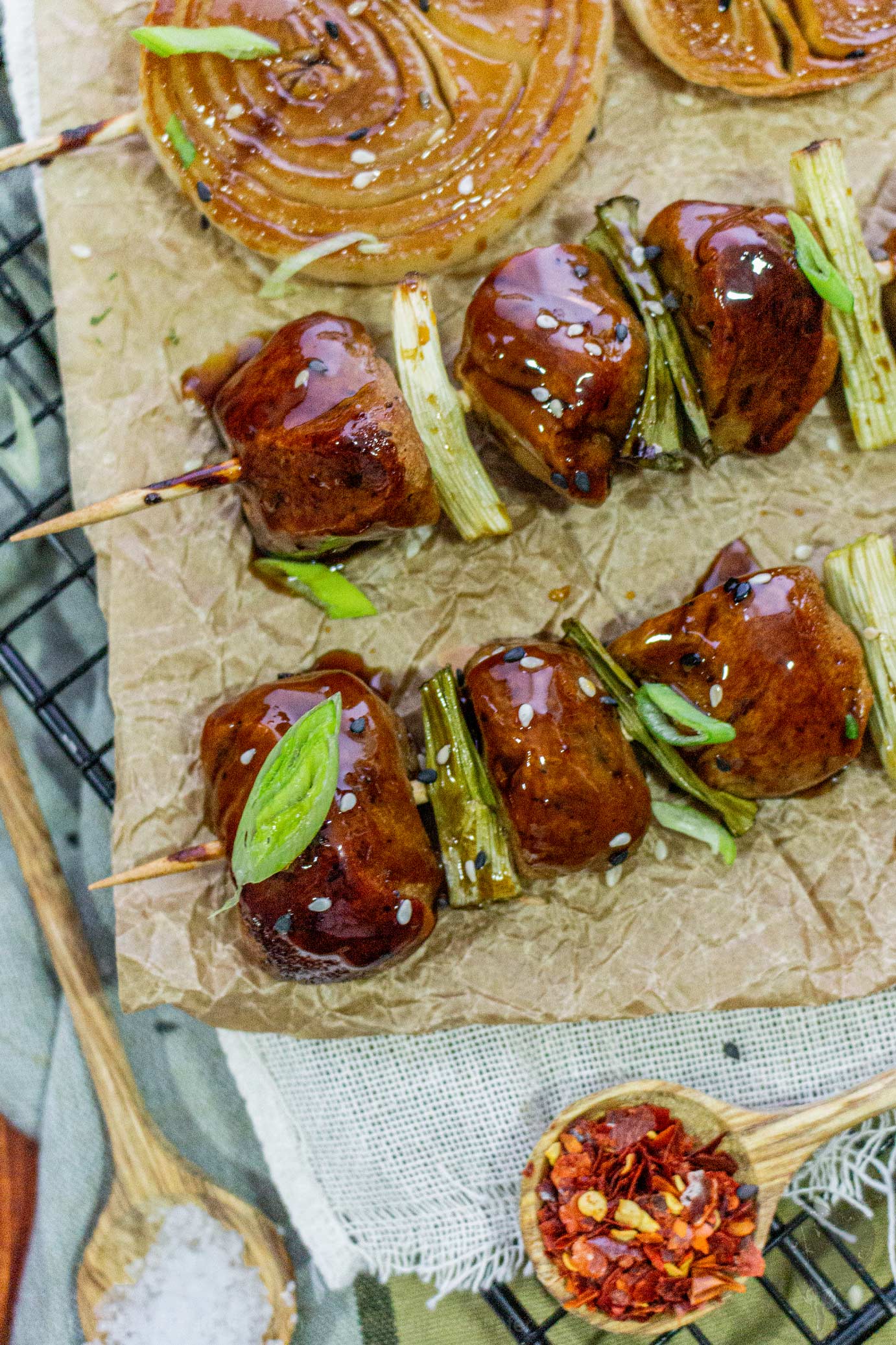 vegane Yakitori