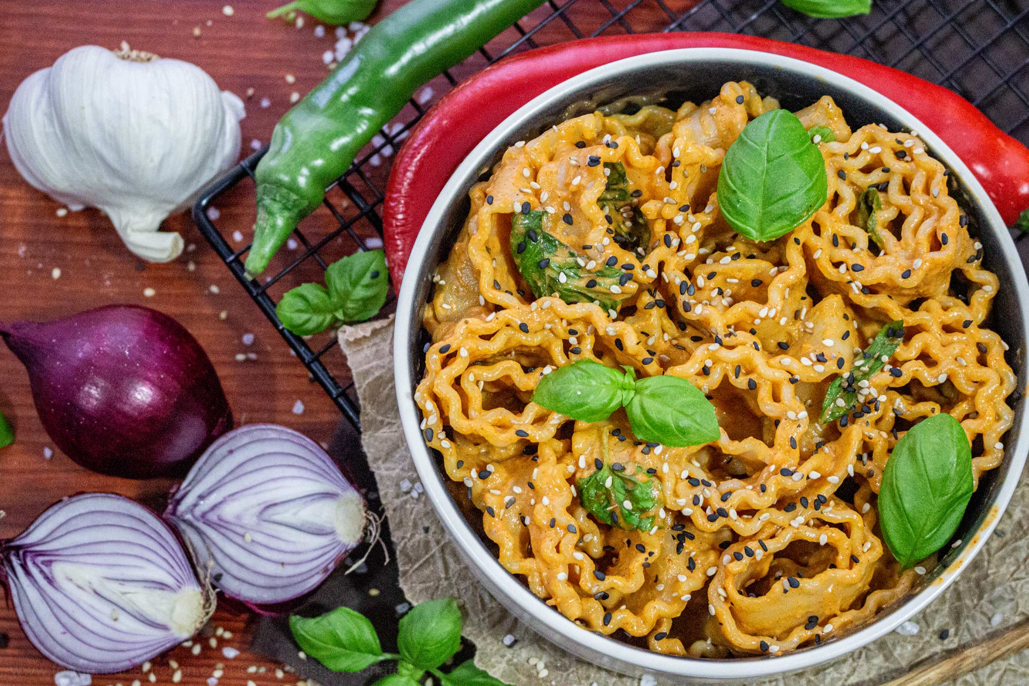 Cremige Gochujang Pasta